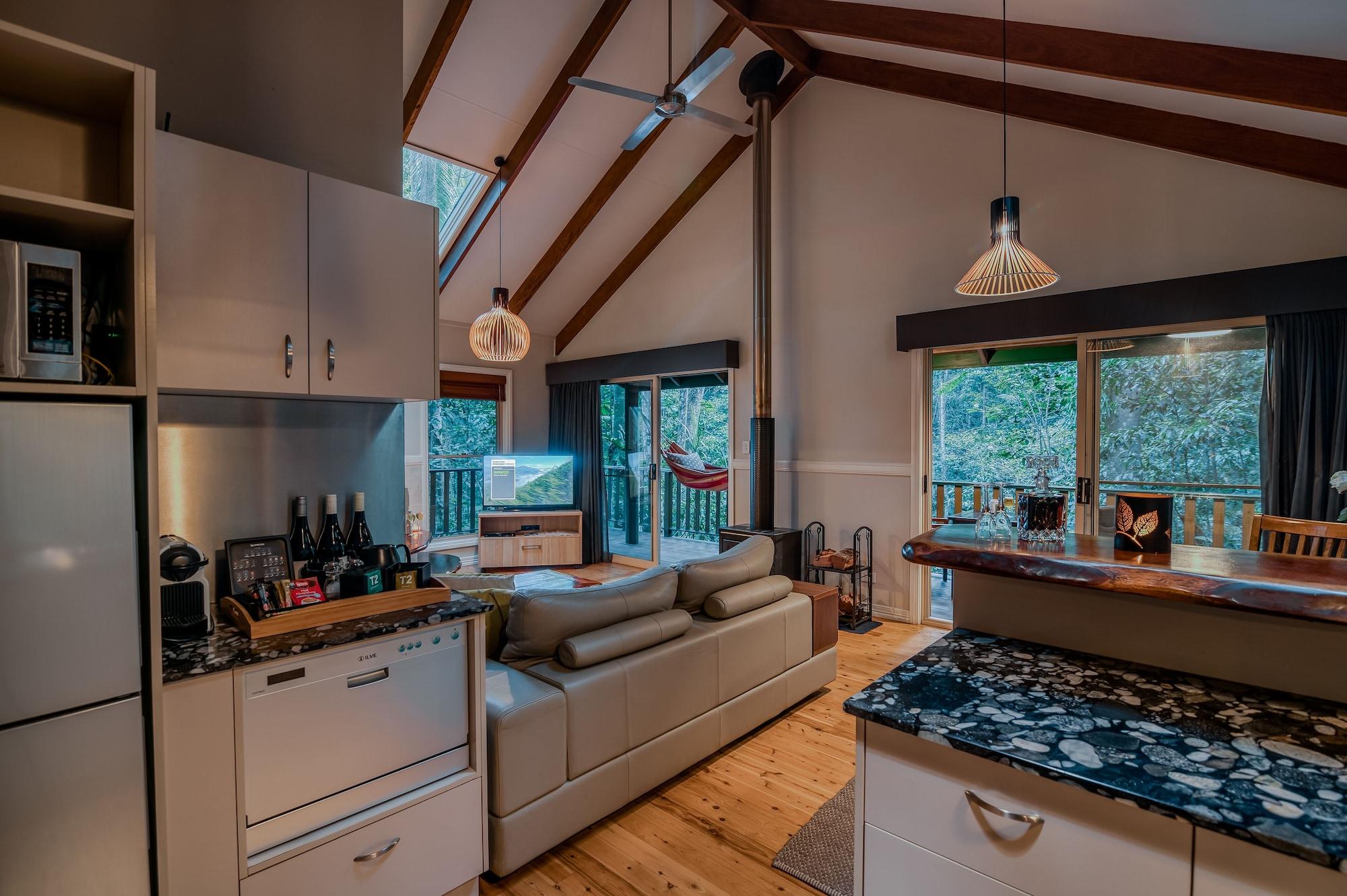 Narrows Escape Rainforest Retreat Montville Buitenkant foto